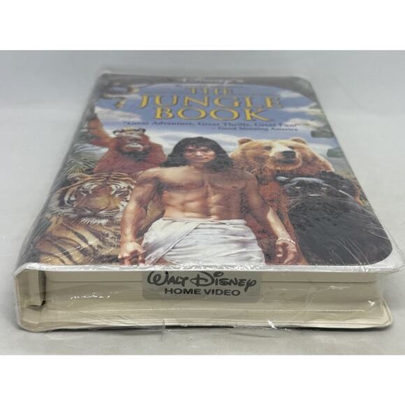 The Jungle Book Animated 1994 Movie Walt Disney Home Video VHS 1994 Family New - Picture 10 of 11